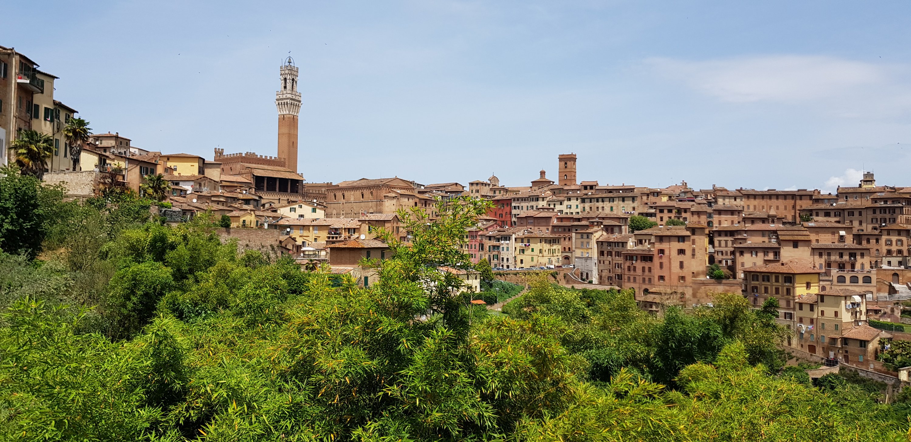 Siena onderweg van Firenze naar Rome