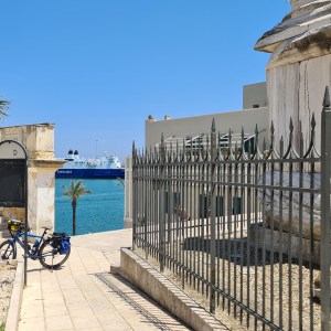 fiets bij einde via appia Brindisi