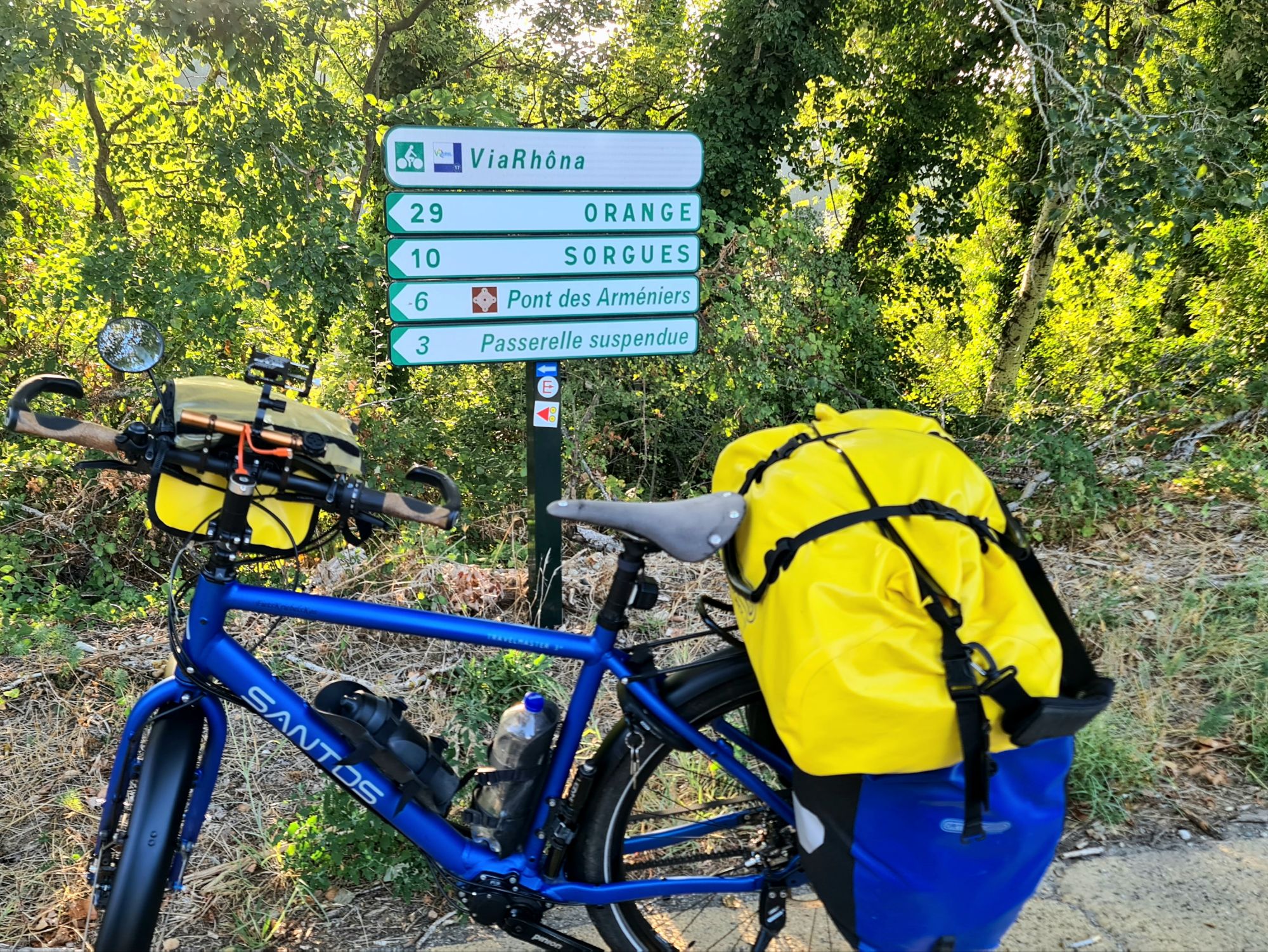 fietsborden Via Rhôna