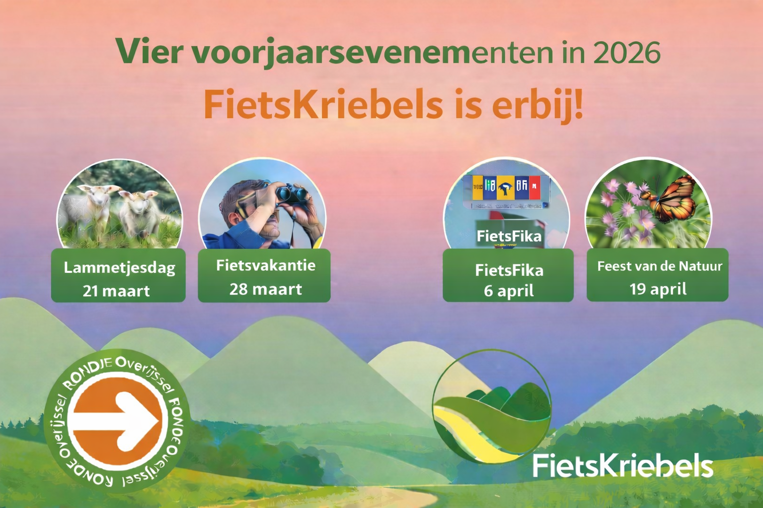 Een voorjaar vol FietsKriebels: vier evenementen, vier verhalen