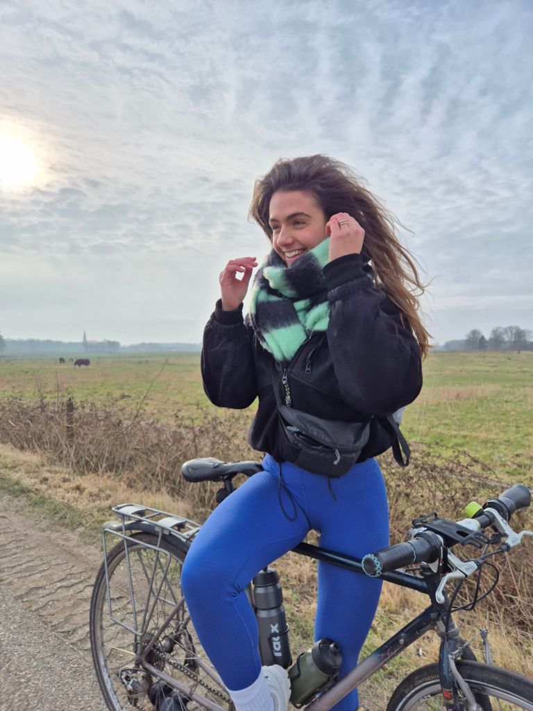 Thuis op de fiets