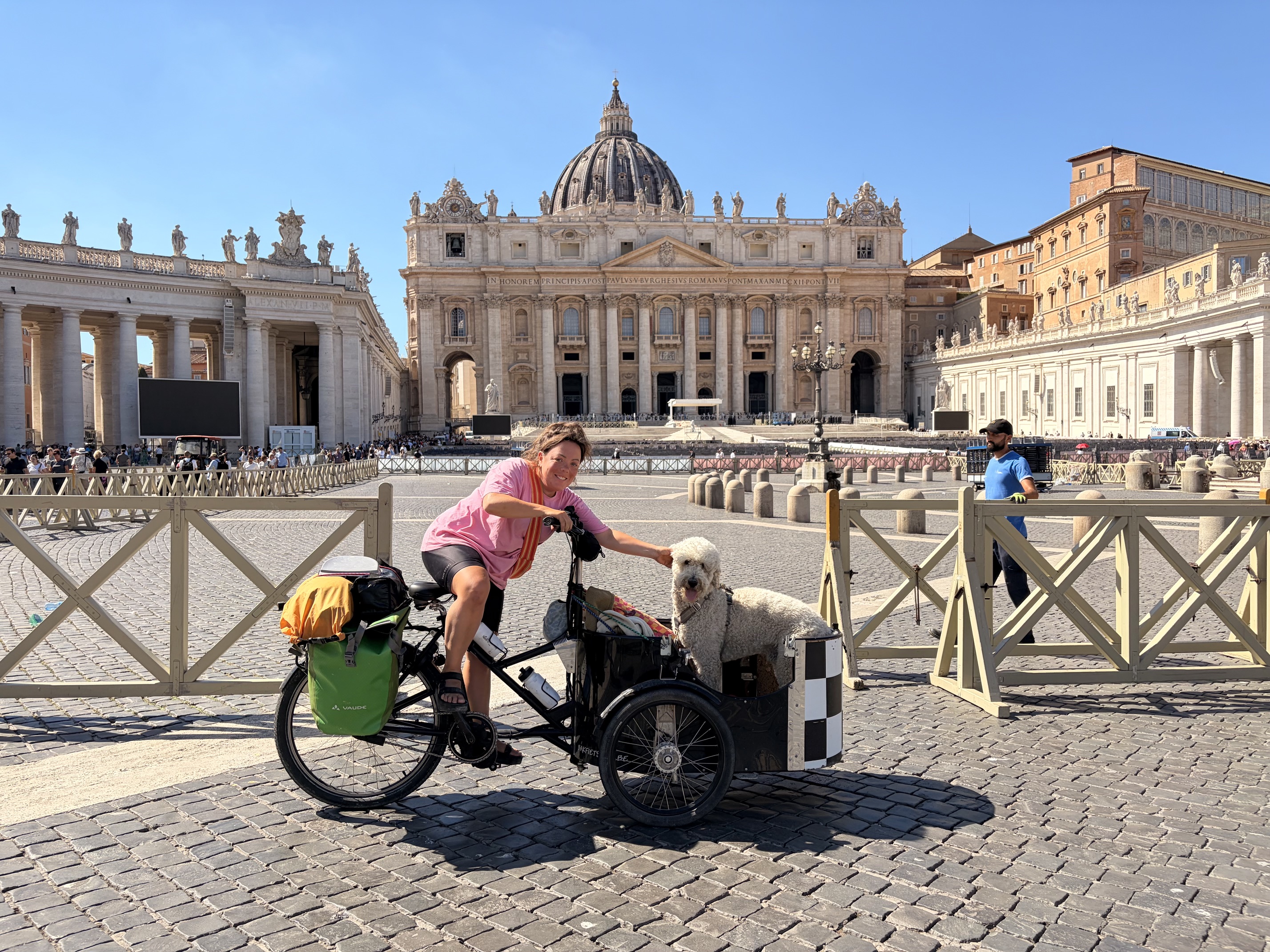 Met Loetje en de bakfiets naar Rome: Maartje Bos ging gewoon op avontuur